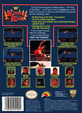 WWF King of the Ring (USA) box cover back